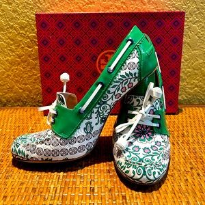 Tory Burch Garden Party Fisher 110mm Loafer Pump Size WOMAN US 11